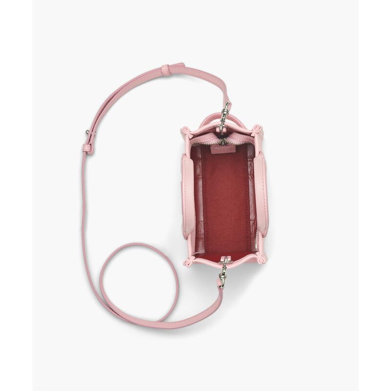 MARC JACOBS The Leather Mini Tote Bag image number 14